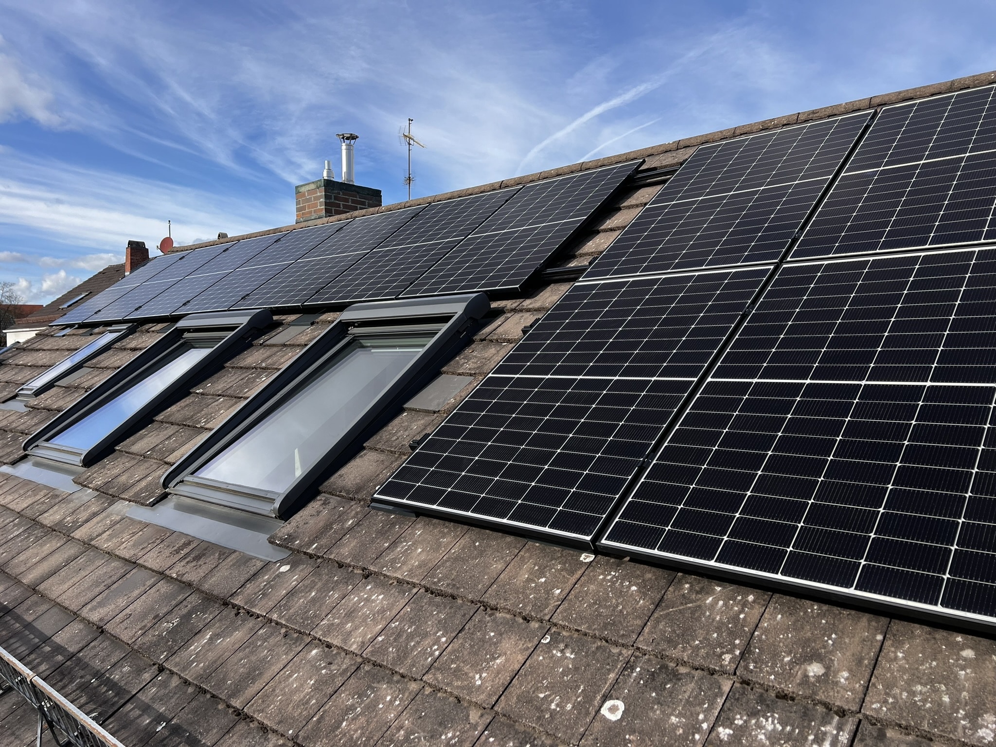 PV-Anlage auf dem Dach