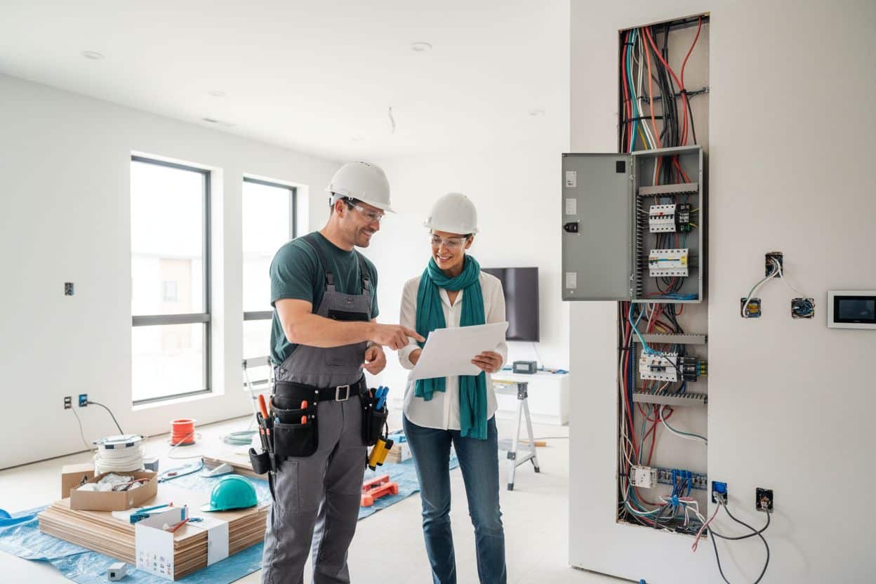 elektrische Installationen, Checkliste, Elektriker