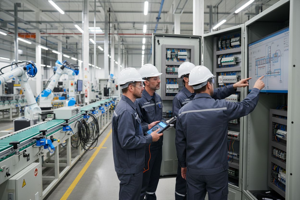 Industrie Elektrofachkräfte Arbeit