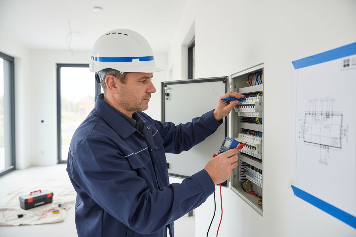 moderne Elektroinstallation Sicherheit