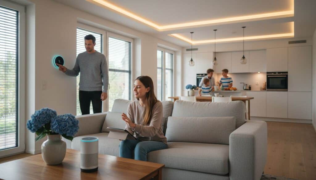 Smart Home Grundlagen: Der umfassende Leitfaden 10 modernes smart home wohnzimmer