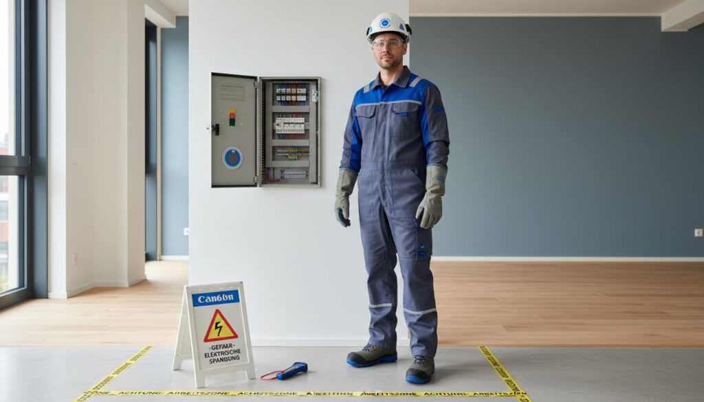 Elektroarbeiten Sicherheit Vorbereitung