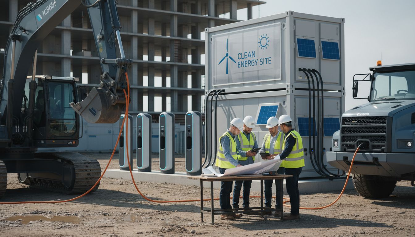 elektromobilität auf baustelle