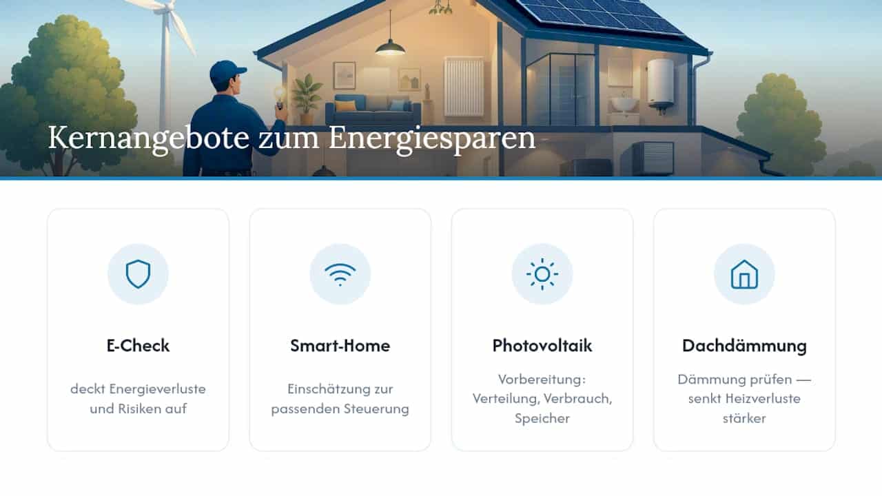 Wie Elektrotechnik-ernst Sie beim Energiesparen unterstützt — overview diagram