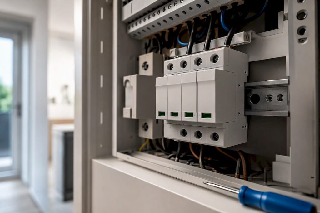 Überspannungsschutz für Photovoltaik: Diese Vorschrift gilt 3 Überspannungsschutz im offenen Zählerschrank