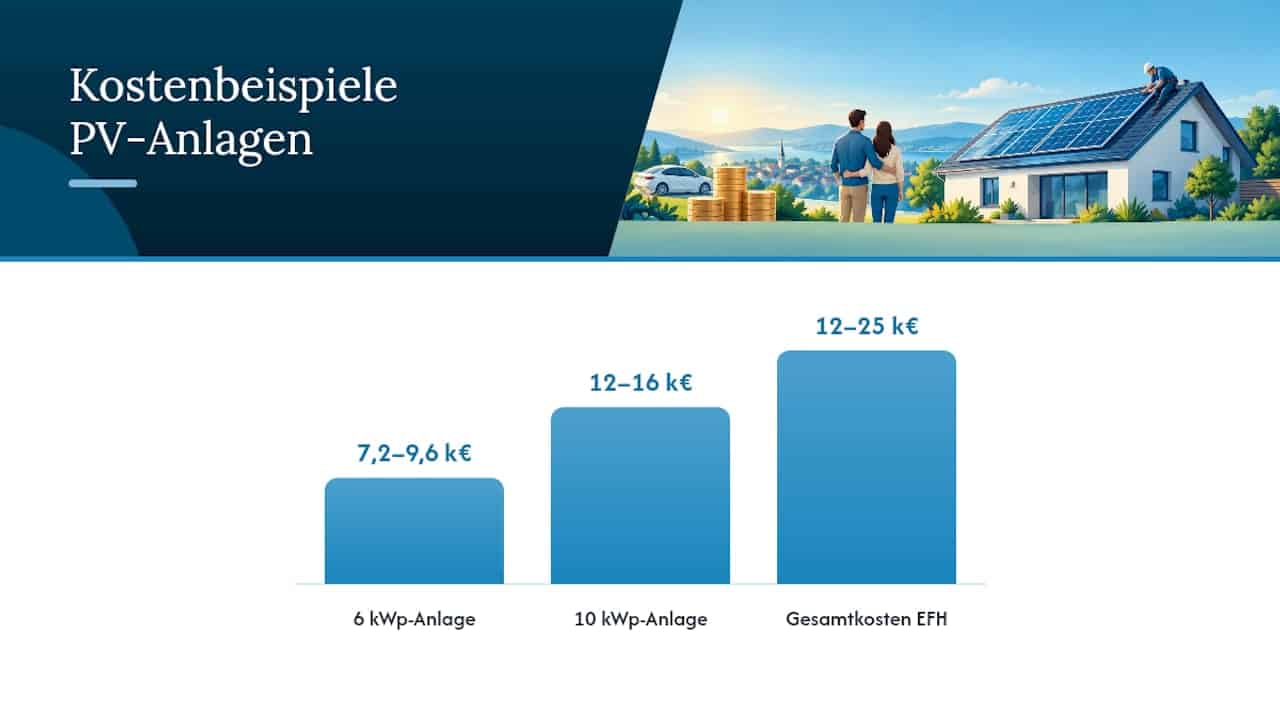 Kostenübersicht für PV-Anlagen nach Größe