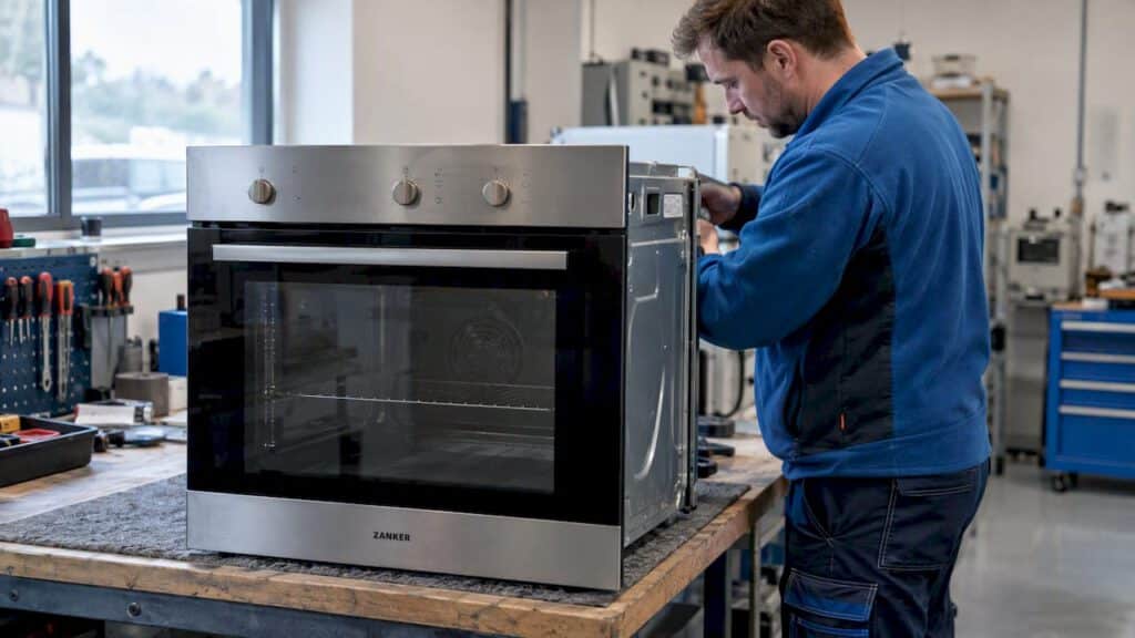 Originales Zanker-Einbaugerät mit Elektroantrieb