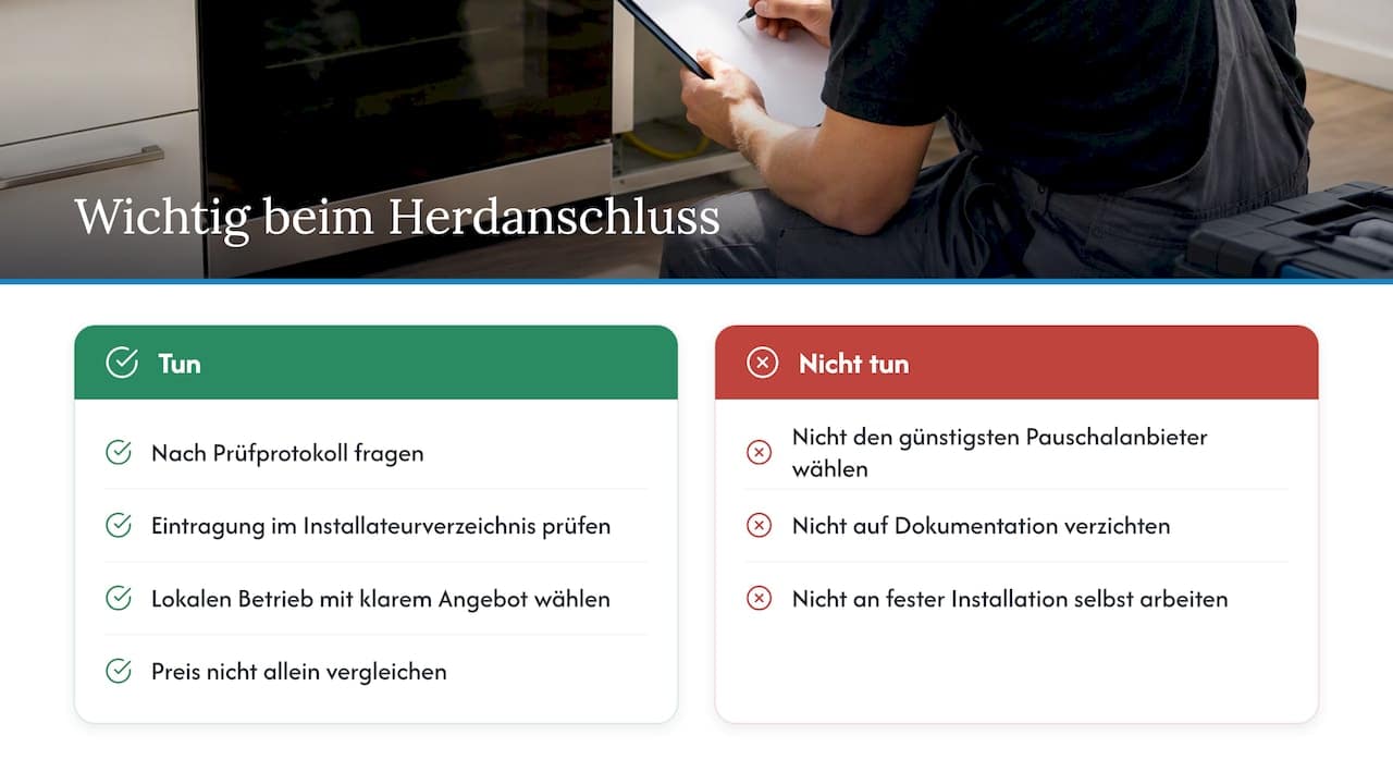 Herd anschließen in Augsburg: Was Sie wissen müssen 1 Was beim Herdanschluss wirklich zählt — overview diagram